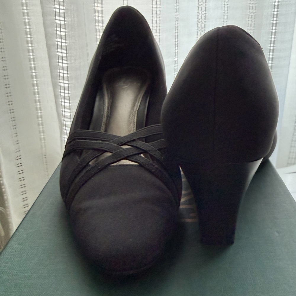 J.Renee Classic Black Heels worn twice